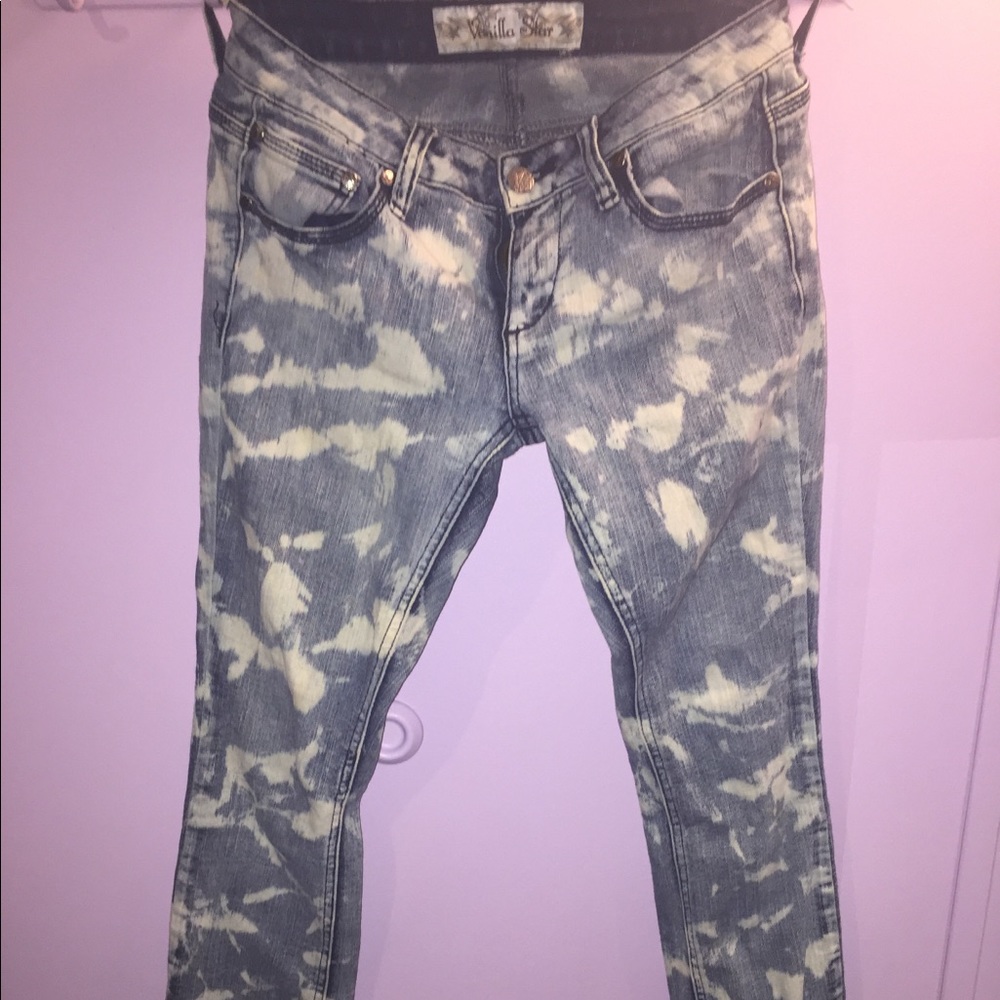 Bleached Skinny Jeans